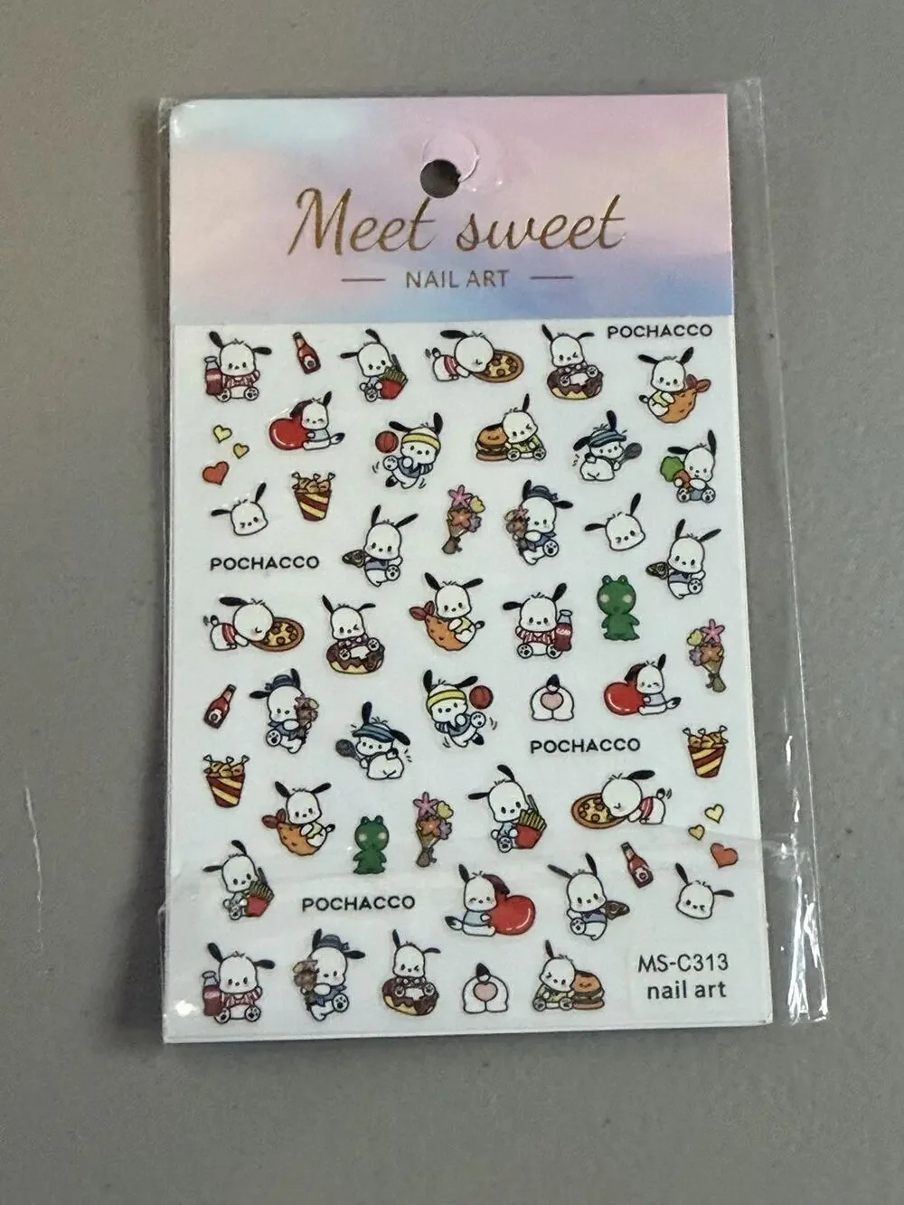#PC-760 Pochacco Nail Stickers